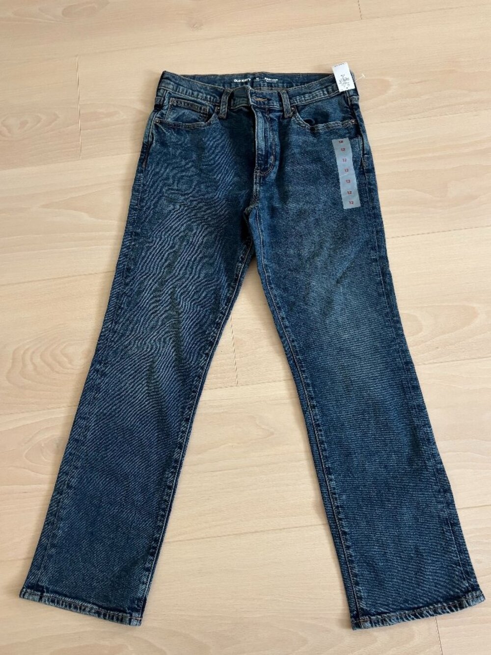 Old Navy boys' boot cut jeans, size 12 plus